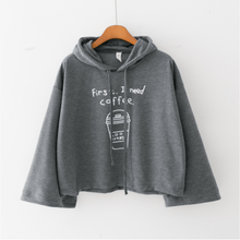 Load image into Gallery viewer, &#39;First, I need Coffee.&#39; Hoodie