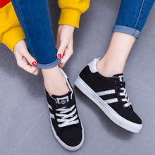 Load image into Gallery viewer, Striped Canvas Sneakers