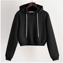 Load image into Gallery viewer, Short Fleeced Hoodie