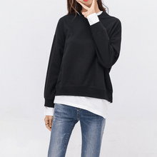 Load image into Gallery viewer, Two Tone Patchwork Sweatshirt
