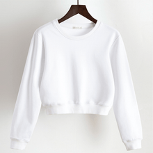 Load image into Gallery viewer, Solid Short Sweatshirt