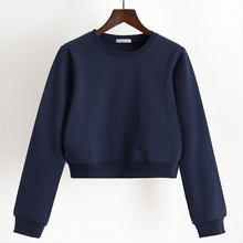 Load image into Gallery viewer, Solid Fleeced Sweatshirt