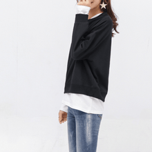 Load image into Gallery viewer, Two Tone Patchwork Sweatshirt