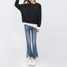 Load image into Gallery viewer, Two Tone Patchwork Sweatshirt