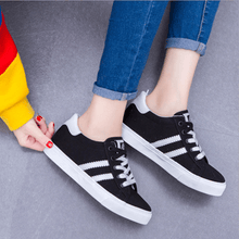 Load image into Gallery viewer, Striped Canvas Sneakers