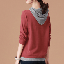 Load image into Gallery viewer, Two Piece Patchwork Hoodie