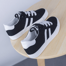 Load image into Gallery viewer, Striped Canvas Sneakers