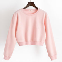 Load image into Gallery viewer, Solid Fleeced Sweatshirt