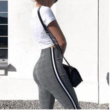 Load image into Gallery viewer, Striped Plaid Pants