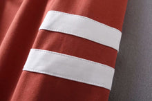 Load image into Gallery viewer, Striped Sleeve Hoodie