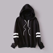Load image into Gallery viewer, Striped Sleeve Hoodie