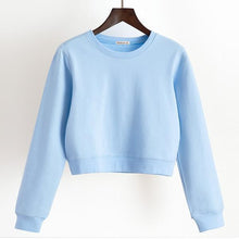 Load image into Gallery viewer, Solid Short Sweatshirt