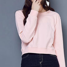 Load image into Gallery viewer, Solid Fleeced Sweatshirt
