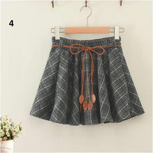 Load image into Gallery viewer, Tweed Mini Skirt With Lined Shorts