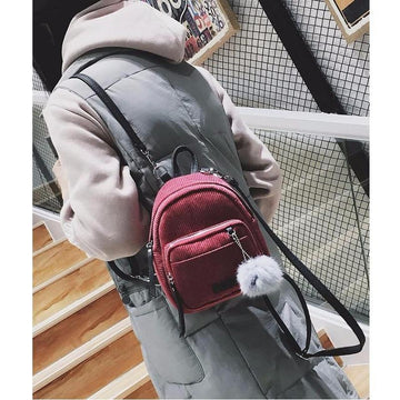 Backpack With Long Straps & Ball
