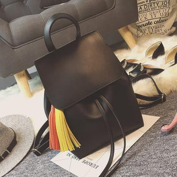 Backpack With Tassel