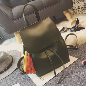 Backpack With Tassel