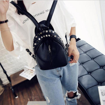 Hexagon Studded Backpack