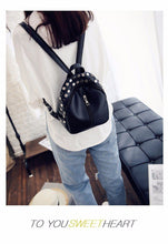 Load image into Gallery viewer, Hexagon Studded Backpack