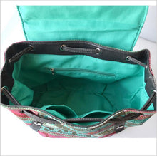 Load image into Gallery viewer, Patterned Canvas Backpack