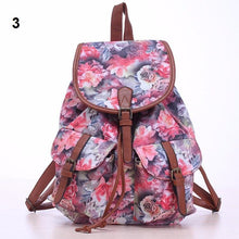 Load image into Gallery viewer, Patterned Canvas Backpack