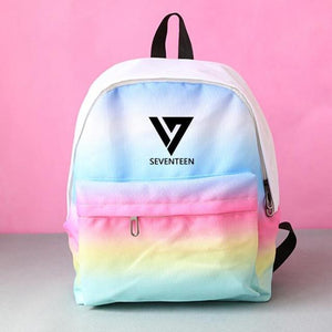 Rainbow Canvas Backpack