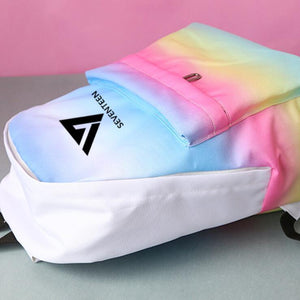 Rainbow Canvas Backpack