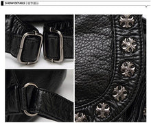Load image into Gallery viewer, Studded Leather Backpack