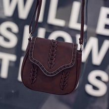 Load image into Gallery viewer, Leather Crossbody With V Stitching