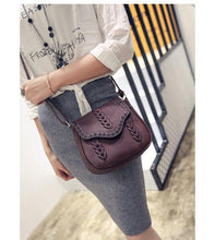 Load image into Gallery viewer, Leather Crossbody With V Stitching