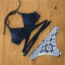 Load image into Gallery viewer, Cross Bandage Bikini Set