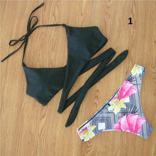 Load image into Gallery viewer, Cross Bandage Bikini Set