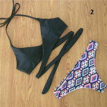 Load image into Gallery viewer, Cross Bandage Bikini Set