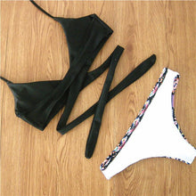 Load image into Gallery viewer, Cross Bandage Bikini Set