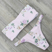 Load image into Gallery viewer, Floral Bow Tie Bikini Set