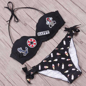'HAPPY' Bikini Set