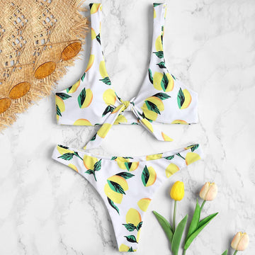 Lemon Bikini Set