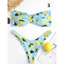 Load image into Gallery viewer, Lemon Twist Bikini Set