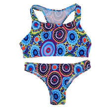 Load image into Gallery viewer, Low Waist Triangle High Neck Bikini Set