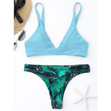 Load image into Gallery viewer, Palm Leaf Bikini Set