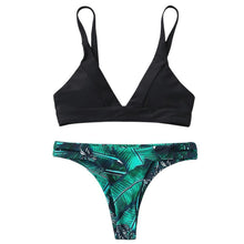 Load image into Gallery viewer, Palm Leaf Bikini Set