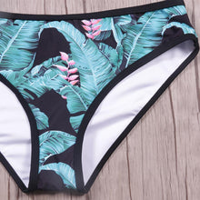 Load image into Gallery viewer, Palm Leaf &amp; Flower Bikini Set