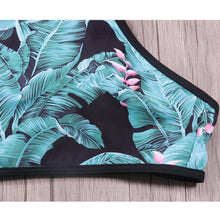 Load image into Gallery viewer, Palm Leaf &amp; Flower Bikini Set