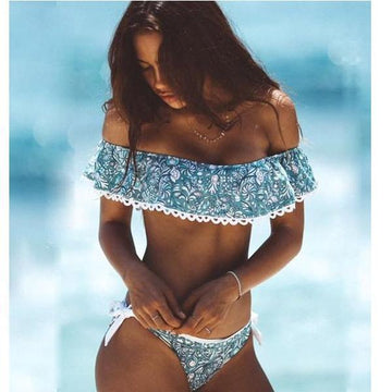 Ruffled Bikini Set