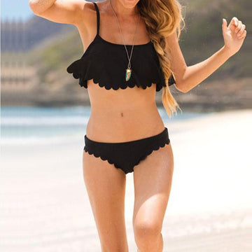 Ruffled Bikini Set