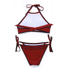 Load image into Gallery viewer, Solid Halter Bikini Set