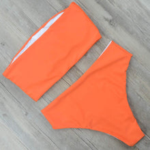 Load image into Gallery viewer, Solid High Waist Bikini Set