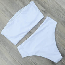 Load image into Gallery viewer, Solid High Waist Bikini Set
