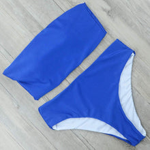 Load image into Gallery viewer, Solid High Waist Bikini Set