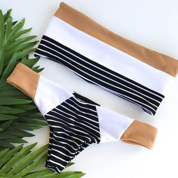 Striped Bikini Set